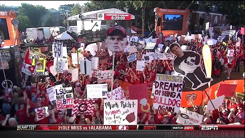 Illustration for article titled "Billy Ray Should've Pulled Out": Georgia-LSU GameDay Sign Roundup